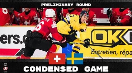 Condensed Game: Switzerland vs Sweden | 2025 #WorldJuniors