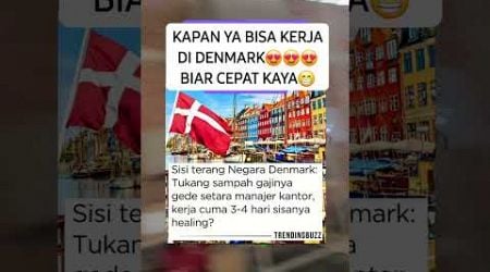 AYO KERJA DI DENMARK GAJI NYA GEDE BANGET #viralvideo #viralshorts #shorts #fyp