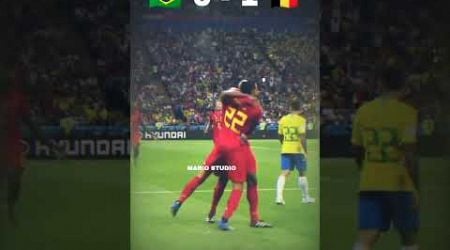 Brazil vs Belgium 2018 #football #shorts #shortsvideo #worldcup #brazil #belgium #neymar #edit #fifa