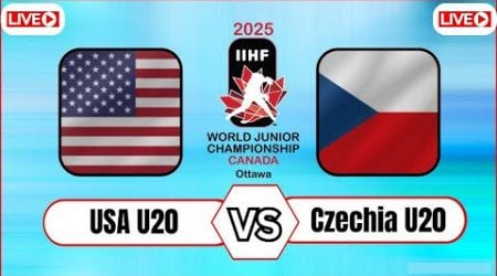 USA vs Czech Republic Live Stream | 2025 IIHF World Junior Championship Full Game