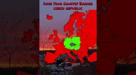 Dose Your Country Border Czech Republic? #europe #mapper #mapping #map #geography #countrys