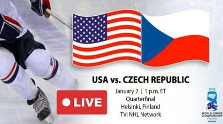 USA vs Czech Republic Live Stream | 2025 IIHF World Junior Championship Full Game