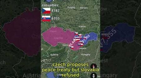 Czech vs slovakia|war scenario #animation #map #mapanimation #mapper #maps #mapping #shorts