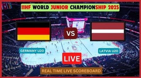 Germany Vs Latvia LIVE Score UPDATE 2025 IIHF World Junior Ice Hockey Championship U20 Dec 30 2024