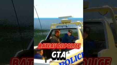 On essaie de voler un bateau de police dans les jeux GTA #gta #gta5 #gaming