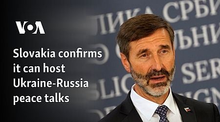 Slovakia confirms it can host Ukraine-Russia peace talks