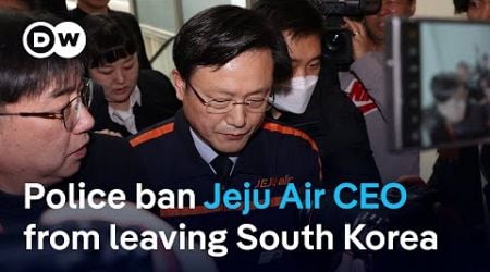 South Korean police raid Jeju Air offices | DW News