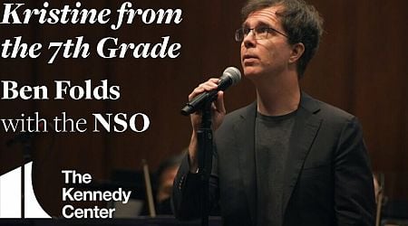 Ben Folds at Kennedy Center with the National Symphony Orchestra: "Kristine from the 7th Grade"