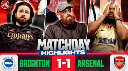 Arsenal Suffer BLOW In Title Race! | Match Day Highlights | Brighton 1-1 Arsenal