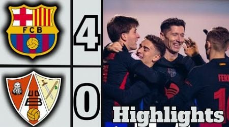 Barbastro vs Barcelona (0-4) |All Goals &amp; Extended Highlights|Copa del Rey Resumen del Barcelona hoy