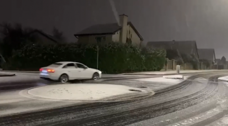 Cold snap: Transport disruption and 28,000 without power following overnight snow, as cold weather warning extended to Thursday