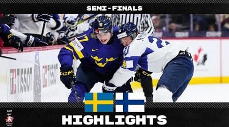 Highlights: Sweden vs Finland | 2025 #WorldJuniors