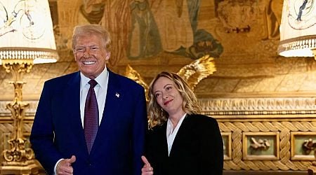 Giorgia Meloni meets Trump at Mar-a-Lago resort as Italian PM seeks to strengthen ties