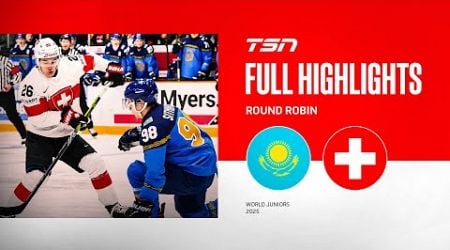 2025 World Junior Championship Highlights: Kazakhstan VS Switzerland