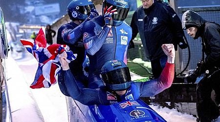 Ukraine wins its first World Cup luge medal since 2009 after a mishap-filled relay