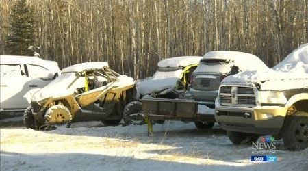 GPS tracker leads Alberta RCMP to chop shop worth millions in stolen vehicles, heavy equipment