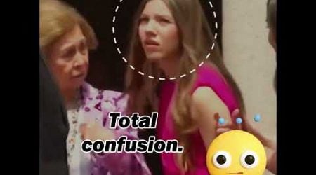 Confusion among Queen Sofia, Princess Leonor, Infanta Sofia &amp; Queen Letizia