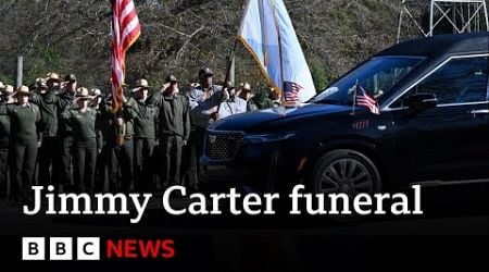 Jimmy Carter&#39;s US state funeral begins in Georgia | BBC News