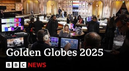 Behind the scenes as Hollywood prepares for Golden Globe Awards 2025 | BBC News