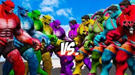 Team Hulk Seaside Color vs Team Abomination Color: The Epic Color Showdown!