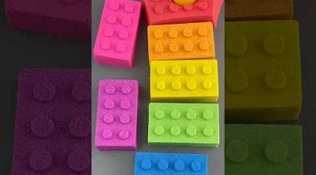 ASMR Lego Blocks Colors Sand