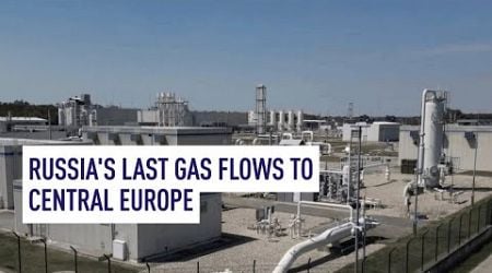 Russia&#39;s last gas flows to Central Europe