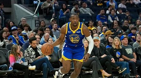 Report: Warriors' Jonathan Kuminga Out at Least 3 Weeks with Sprained Ankle Injury