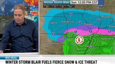 Winter Storm Blair Fuels Fierce Snow and Ice Threat