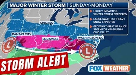 Winter Storm Watches Issued Ahead Of Major Winter Storm