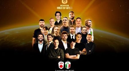 Kings League World Cup Nations LIVE, Italia-Giappone in diretta streaming