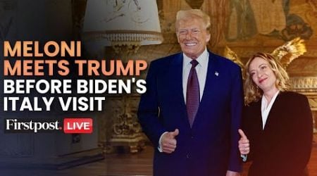 LIVE: Italy&#39;s PM Meloni Visits Donald Trump in Florida Ahead of Biden&#39;s Visit to Rome