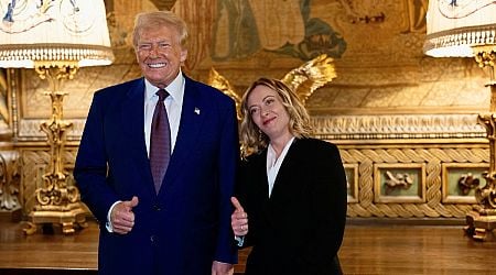 Trump receives Italian Prime Minister in surprise Mar-a-Lago visit