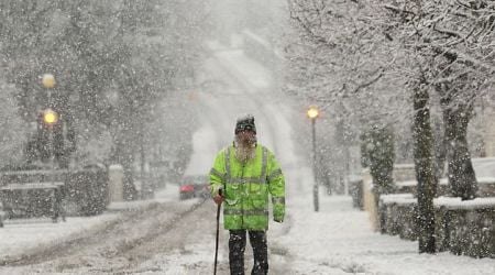 Up to 60,000 without power overnight as schools in at least two counties to remain closed after heavy snowfall