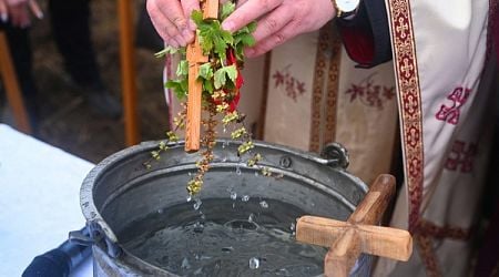 On January 6, Bulgarians Celebrate Epiphany and Bless Their Military Colours