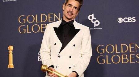 Colin Farrell wins Golden Globe for role as Batman villain The Penguin in HBO series