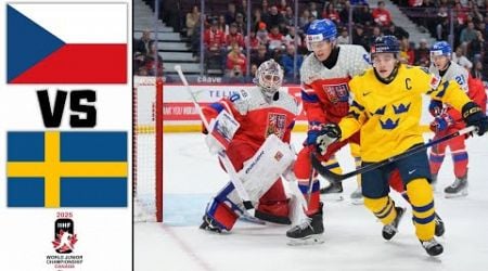 CZECHIA VS SWEDEN BRONZE MEDAL GAME HIGHLIGHTS IIHF WORLD JUNIOR CHAMPIONSHIP 2025