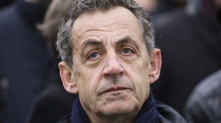 French ex-president Nicolas Sarkozy goes on trial accused of taking funds from Muammar Gaddafi 