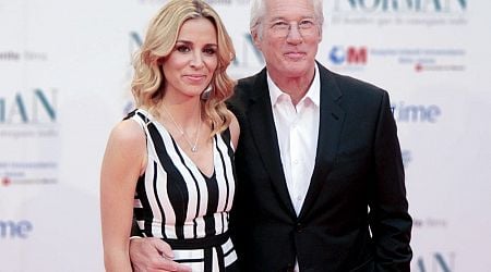 Richard Gere enjoying life in Spain: Hollywood legend takes day trip to medieval town with his wife and children