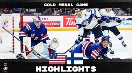 USA vs. Finland Game Highlights | 2025 #WorldJuniors