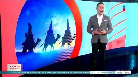 Ayudantes de los Reyes Magos recorren las calles de la CDMX | Noticias con Crystal Mendivil