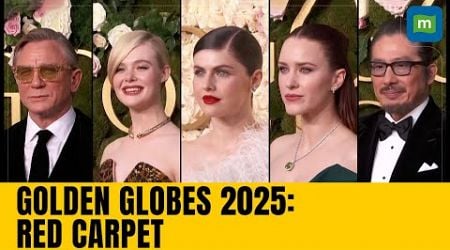 Golden Globes 2025 | Celebrities Arrive at Golden Globe Awards | Red carpet | N18G