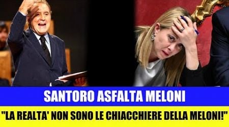 SANTORO ASFALTA MELONI! #giorgiameloni #governo #politica #santoro #salvini #tv #la7 #notizie