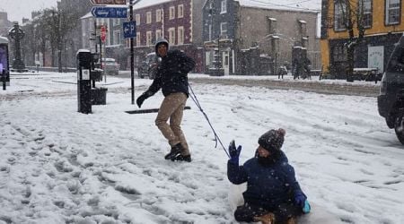 In pictures: Snow blankets some Irish counties after weekend of freezing weather