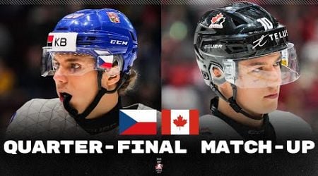 Czechia and Canada QF Match-Up | 2025 #WorldJuniors