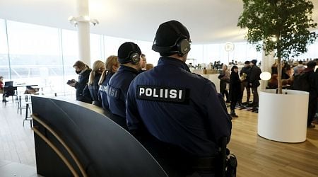 Police clear Helsinki library after far-right gathering sparks protest