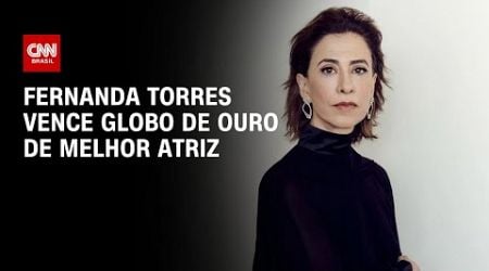 Fernanda torres vence Globo de Ouro de Melhor Atriz | CNN NOVO DIA