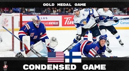 USA vs Finland Condensed Game | 2025 #WorldJuniors