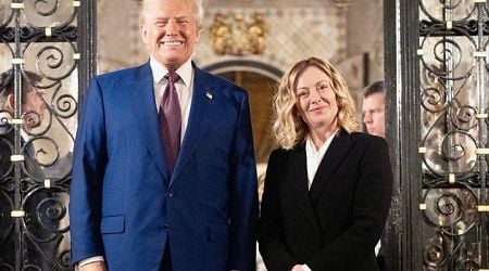 Italian PM Giorgia Meloni meets with Trump at Mar-a-Lago