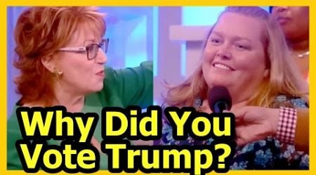 Instant REGRET When Joy Behar Asks Audience Why They Voted for Trump