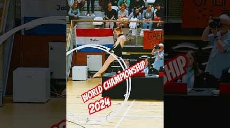 World Championships #2024 in Gymwheel Woman Straight Line Finals Karina Peisker #gymwheel #gymreels